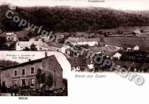 Ville de DALEM, carte postale ancienne