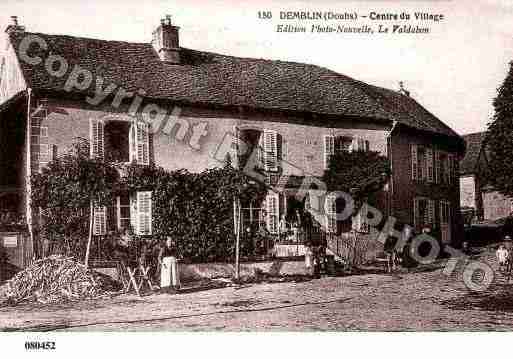 Ville de DAMBELIN, carte postale ancienne