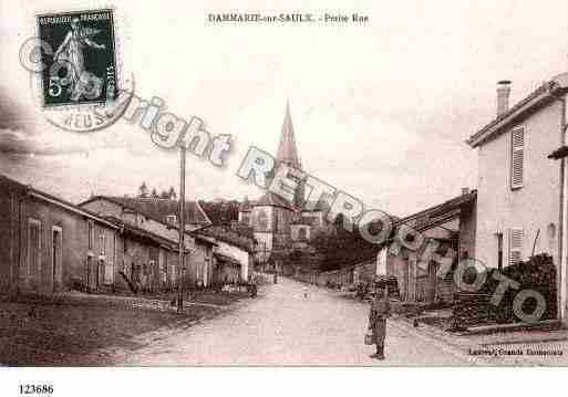Ville de DAMMARIESURSAULX, carte postale ancienne