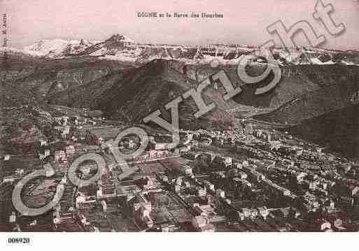 Ville de DIGNELESBAINS, carte postale ancienne