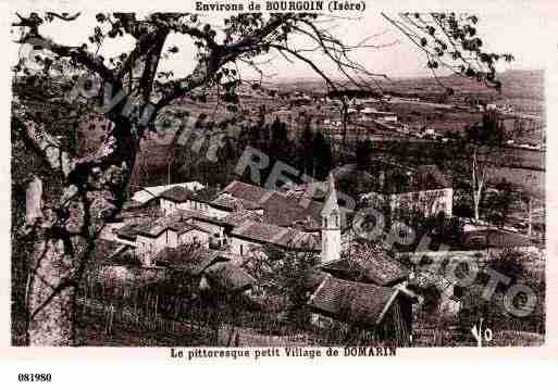 Ville de DOMARIN, carte postale ancienne