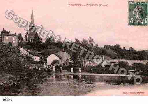 Ville de DOMEVRESURDURBION, carte postale ancienne