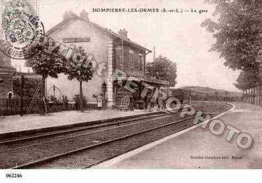 Ville de DOMPIERRELESORMES, carte postale ancienne