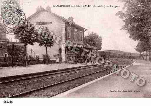 Ville de DOMPIERRELESORMES, carte postale ancienne