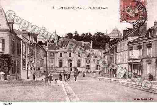 Ville de DREUX, carte postale ancienne