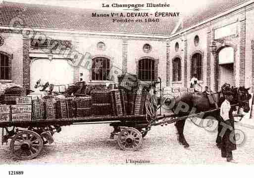 Ville de EPERNAY, carte postale ancienne