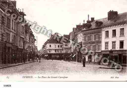 Ville de EVREUX, carte postale ancienne