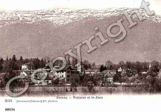 Ville de FERNEYVOLTAIRE, carte postale ancienne