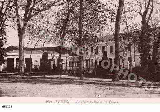 Ville de FEURS, carte postale ancienne