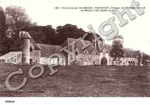 Ville de FONTENAYSURMER, carte postale ancienne