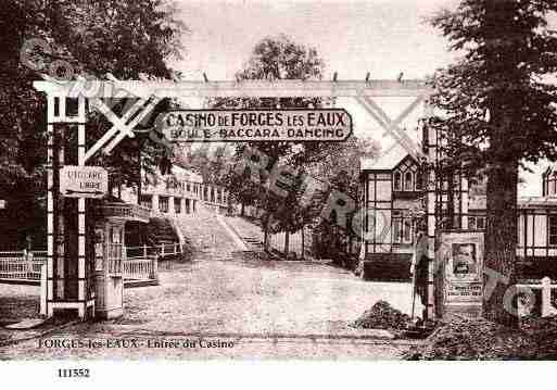 Ville de FORGESLESEAUX, carte postale ancienne