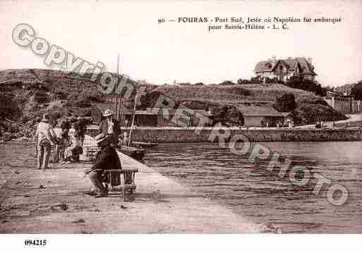 Ville de FOURAS, carte postale ancienne