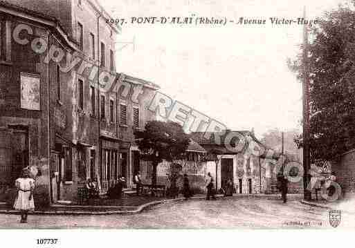 Ville de FRANCHEVILLE, carte postale ancienne