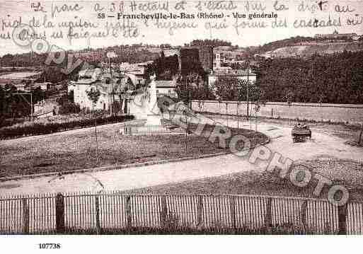 Ville de FRANCHEVILLE, carte postale ancienne