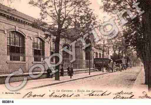 Ville de GARENNECOLOMBES(LA), carte postale ancienne