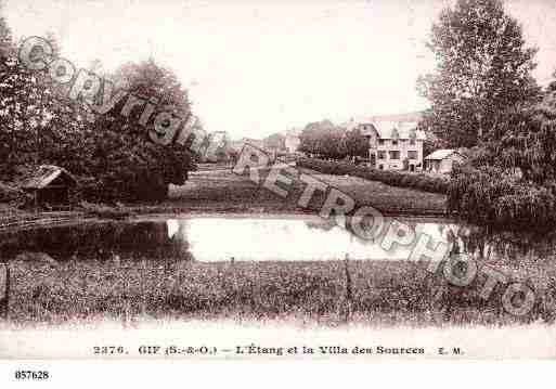 Ville de GIFSURYVETTE, carte postale ancienne