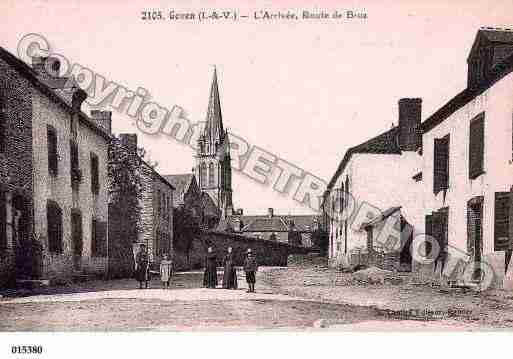 Ville de GOVEN, carte postale ancienne