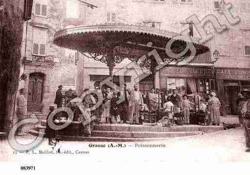 Ville de GRASSE, carte postale ancienne