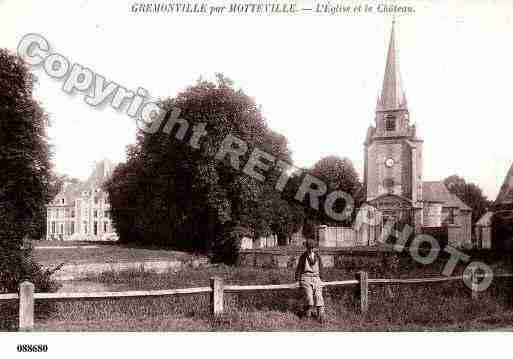 Ville de GREMONVILLE, carte postale ancienne