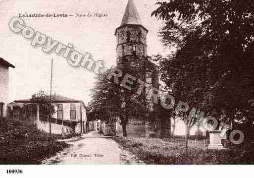 Ville de LABASTIDEDELEVIS, carte postale ancienne