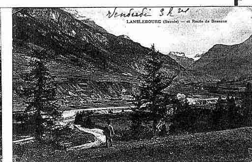 Ville de LANSLEBOURGMONTCENIS, carte postale ancienne
