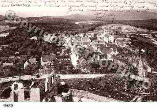 Ville de LICHTENBERG, carte postale ancienne