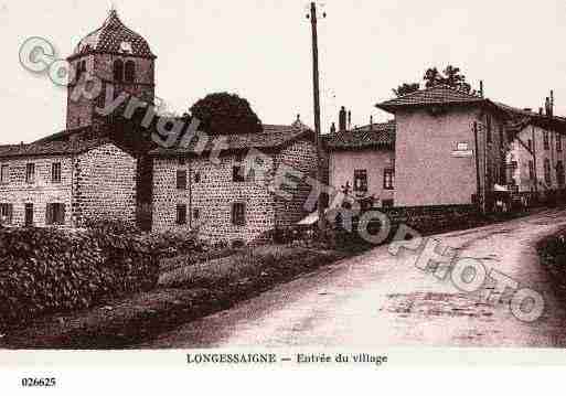 Ville de LONGESSAIGNE, carte postale ancienne