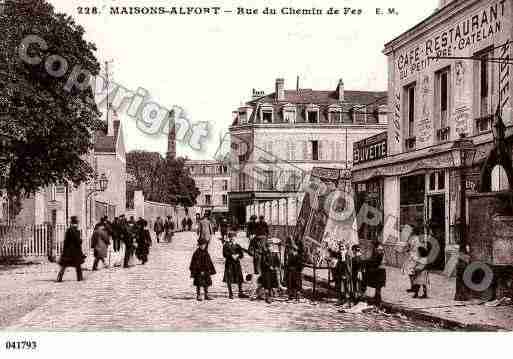 Ville de MAISONSALFORT, carte postale ancienne