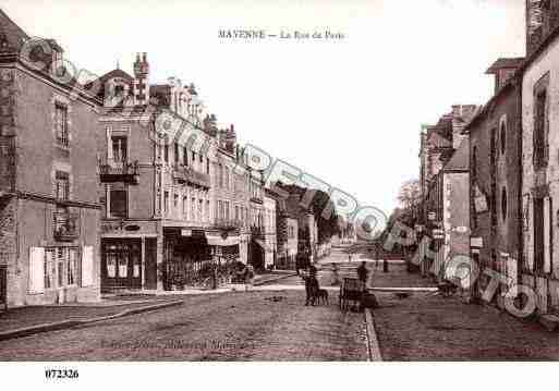 Ville de MAYENNE, carte postale ancienne