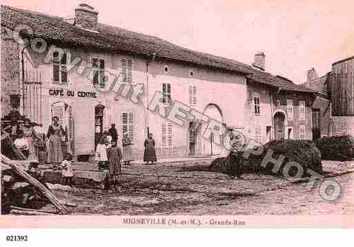 Ville de MIGNEVILLE, carte postale ancienne