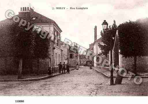 Ville de MILLYLAFORET, carte postale ancienne