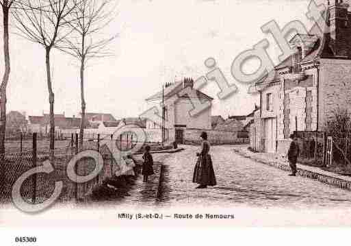Ville de MILLYLAFORET, carte postale ancienne