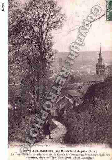 Ville de MONTSAINTAIGNAN, carte postale ancienne