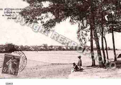 Ville de MONTCEAULESMINES, carte postale ancienne