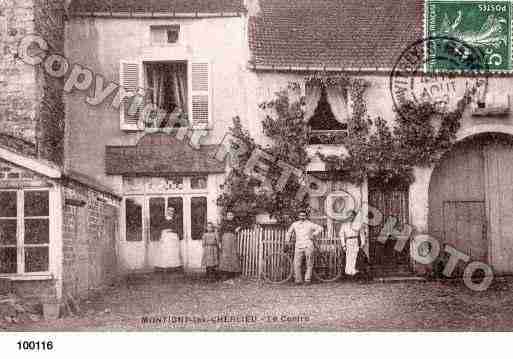 Ville de MONTIGNYLESCHERLIEU, carte postale ancienne