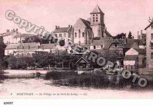 Ville de MONTIGNYSURLOING, carte postale ancienne