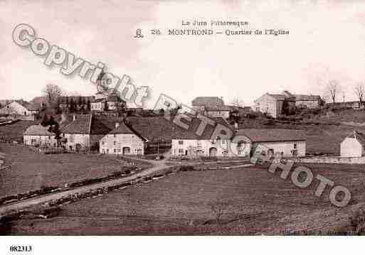 Ville de MONTROND, carte postale ancienne