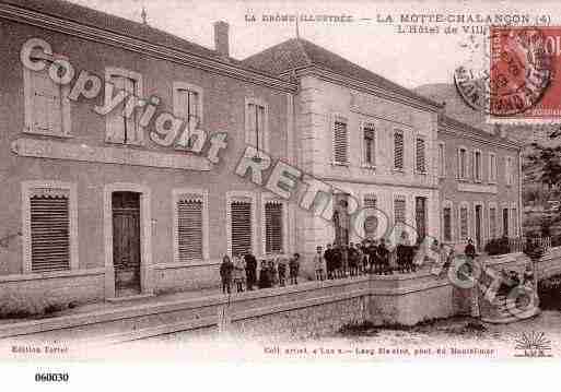 Ville de MOTTECHALANCON(LA), carte postale ancienne