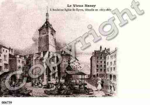 Ville de NANCY, carte postale ancienne