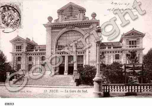 Ville de NICE, carte postale ancienne