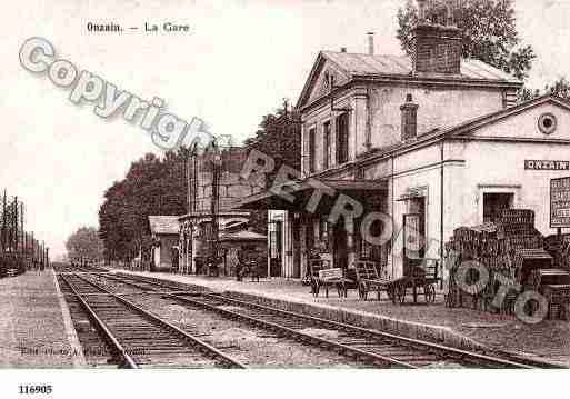 Ville de ONZAIN, carte postale ancienne