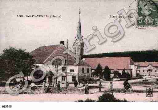 Ville de ORCHAMPSVENNES, carte postale ancienne