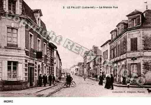 Ville de PALLET(LE), carte postale ancienne