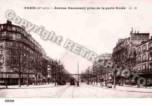 Ville de PARIS12, carte postale ancienne