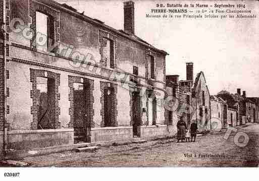 Ville de PIERREMORAINS, carte postale ancienne Ville de PIERREMORAINS, carte postale ancienne