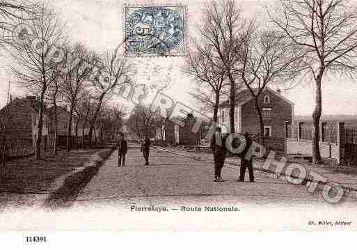 Ville de PIERRELAYE, carte postale ancienne