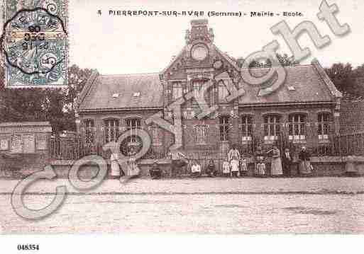 Ville de PIERREPONTSURAVRE, carte postale ancienne