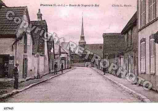 Ville de PIERRES, carte postale ancienne