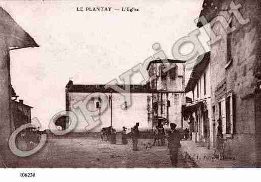 Ville de PLANTAY(LE), carte postale ancienne