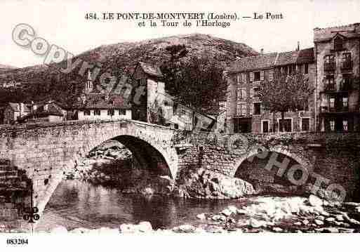 Ville de PONTDEMONTVERT(LE), carte postale ancienne